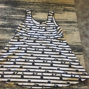 Disney villains striped Torrid plus size 5 dress